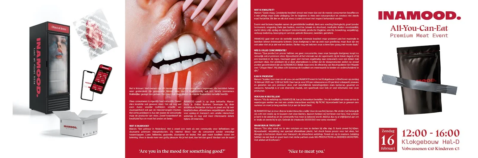 The four-page INAMOOD feature inside Licht op Eindhoven